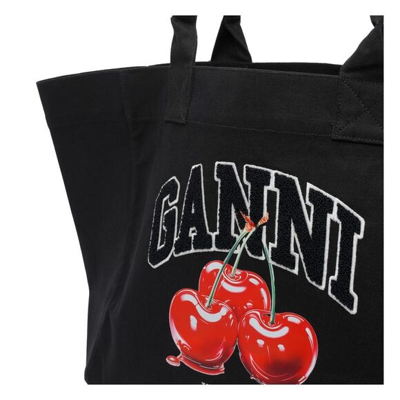 Ganni Women Xxl Cherry Tote Bag - Picture 4 of 4